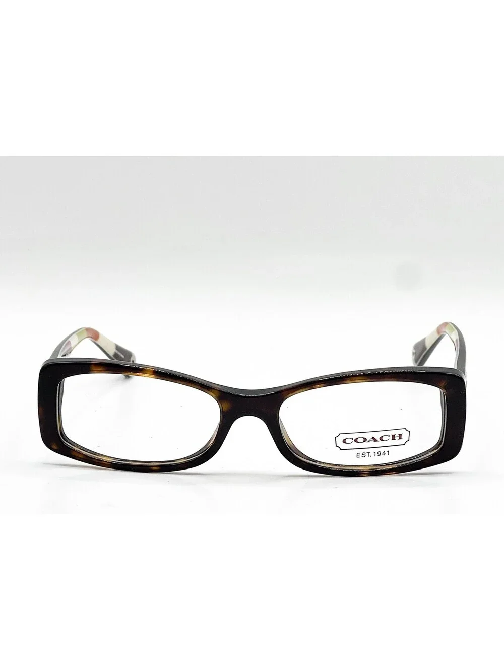Coach HC 6011 5001 Dark Tortoise Rectangle Authentic Eyeglass Frames 49-15-135